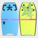 STEALTH Shaka EPS 38" - SKY BLUE DECK / FLURO YELLOW SLICK