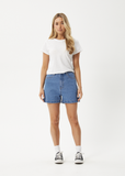 AFENDS - Seventy Threes Hemp Denim Shorts - WORN BLUE