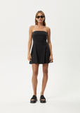 AFENDS Lilo Strapless Mini Dress - BLACK