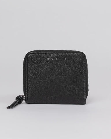 RUSTY Astoria Compact Wallet - BLACK