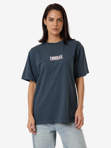 THRILLS Logic Merch Tee - DARK SLATE