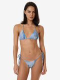 THRILLS - Shades of Indigo Micro String Bikini Bottom - BLUE