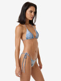 THRILLS - Shades of Indigo String Bikini Top - BLUE