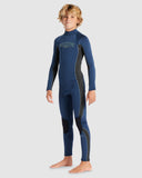 BILLABONG 302 Boys Absolute Back Zip GBS Full Suit 3/2 - DARK SLATE