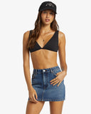 BILLABONG Marina Denim Skirt - MEDIUM DENIM