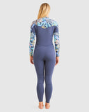 BILLABONG Synergy Chest Zip Full Suit 3/2 - INDIGO OCEAN