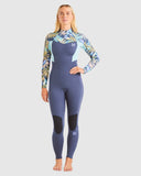 BILLABONG Synergy Back Zip Full Suit 3/2 - INDIGO OCEAN