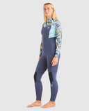 BILLABONG Synergy Back Zip Full Suit 3/2 - INDIGO OCEAN