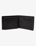 BILLABONG Dimension Wallet - BLACK/SILVER LOGO