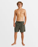 BILLABONG All Day Overdye Layback  - DARK MILITARY