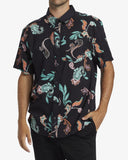 BILLABONG Sundays Short Sleeve Shirt - BLACK MULTI