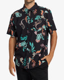 BILLABONG Sundays Short Sleeve Shirt - BLACK MULTI