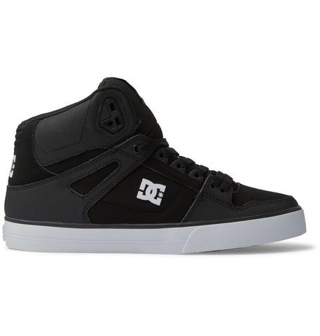 DC Pure High-Top WC - BLACK/BLACK/WHITE