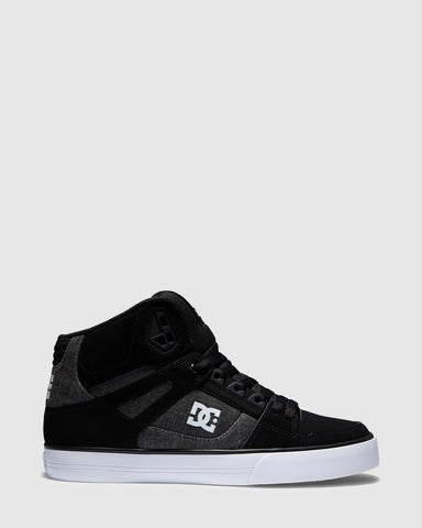 DC Pure High-Top WC - Black/Battleship