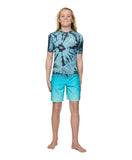 O'NEILL - Boys Dopedye Short Sleeve UV Surf Tee - TEAL