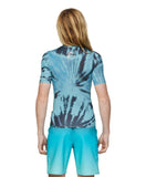 O'NEILL - Boys Dopedye Short Sleeve UV Surf Tee - TEAL