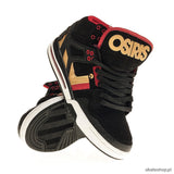 OSIRIS Clone Shoes - BLACK / RED / GOLD