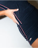 RUSTY Bodhi Towelling Booty Short - NAVY