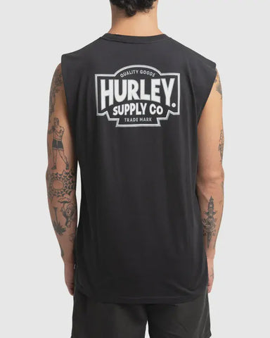 HURLEY Organic Supply Muscle - BLACK