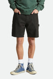 BRIXTON Builders Carpenter Shorts - WASHED BLACK