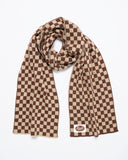 RUSTY - Check Mate Scarf - BROWN