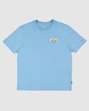 BILLABONG Boys Diamond Grit Short Sleeve Tee - BLUE WASH