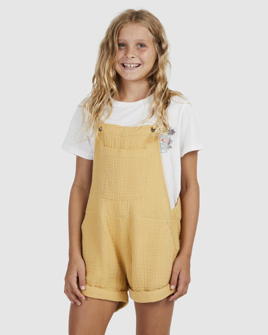 Billabong Girls Montana Onesie - GOLDEN