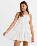 BILLABONG Junior Wave After Wave Dress - SALT CRYSTAL