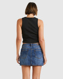 BILLABONG Frankie Skirt Denim Mini Skirt - ROYAL