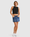 BILLABONG Frankie Skirt Denim Mini Skirt - ROYAL