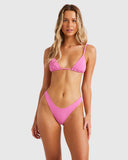 BILLABONG Sunkissed Ayla Tri Top Bikini - DAHLIA 2