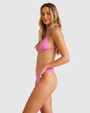 BILLABONG Sunkissed Ayla Tri Top Bikini - DAHLIA 2