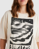 BILLABONG Night Walks T-Shirt - WHITE CAP