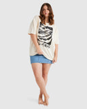 BILLABONG Night Walks T-Shirt - WHITE CAP