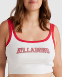 BILLABONG Athletic Billa Tank - SALT CRYSTAL