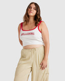 BILLABONG Athletic Billa Tank - SALT CRYSTAL