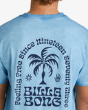 BILLABONG Big Wave Shazza Short Sleeve Tee  - BLUE WASH