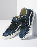 VANS Sk8 Hi Tapered - DENIM EMBROIDERY NAVY/WHITE