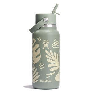 HYDRO FLASK 32 Oz Wide Flex Straw Cap - BOTANICAL BLISS AGAVE