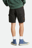 BRIXTON Builders Carpenter Shorts - WASHED BLACK