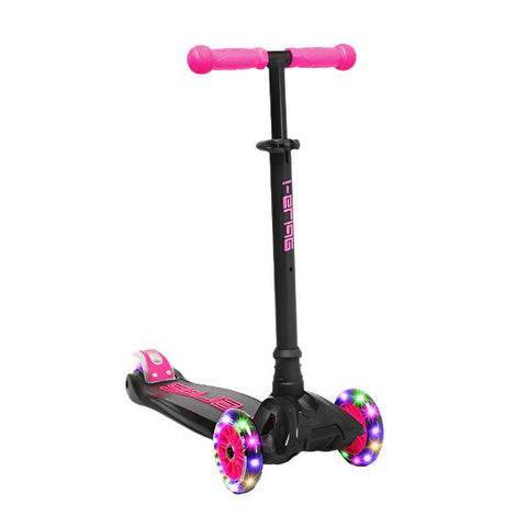 I-glide 3 Wheel Kids Scooter - PINK/BLACK