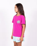 SANTA CRUZ Mushroom Monarch Dot Short Sleeve Regular Fit Tee - PINK