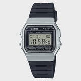 CASIO Men's Digital Vintage Watch - BLACK RESIN BAND