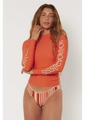 SISSTREVOLUTION - Solid Tides Rashguard - SUNBURN