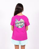 SANTA CRUZ Mushroom Monarch Dot Short Sleeve Regular Fit Tee - PINK