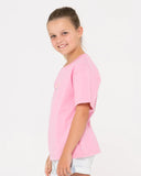 RUSTY Slow Life Wash  Oversize Tee Girls - ROSE BLOOM