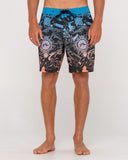 RUSTY - Paste Up Boardshort - BLACK