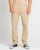 RUSTY - Rifts 5 Pocket Cord Pant - LIGHT FENNEL