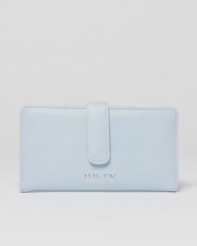 RUSTY Essence Flap Wallet - GLACIAL BLUE