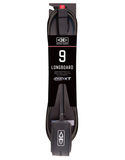 OCEAN & EARTH One XT Longboard Premium 9'0" Leash - BLACK